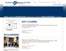Tablet Screenshot of manueldefalla.org